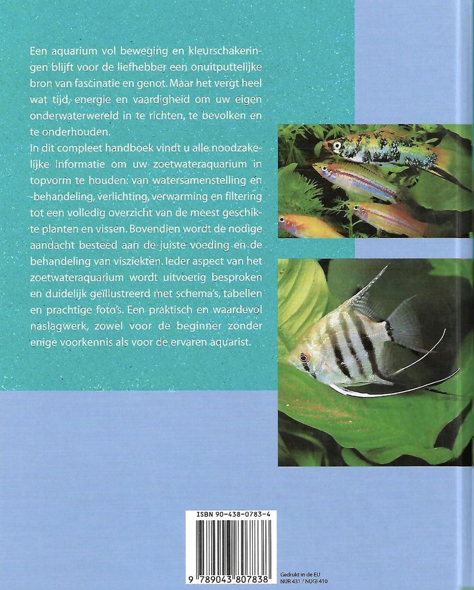 Kerstmis scannen Omleiding Compleet Handboek Zoetwater Aquarium, Dr. Jutta Etscheidt | 9789043807838 |  Boeken | bol.com