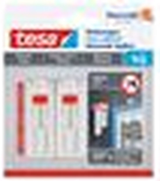 Tesa® Verstelbare Klevende Spijker voor behang & pleisterwerk 1kg.2 in blister (per 2 stuks)