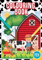 Colouring Book - Kleurboek - Op de boerderij - 72 Pagina's