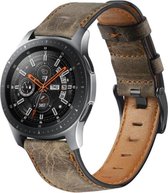 Smartwatch bandje - Geschikt voor Samsung Galaxy Watch 46mm, Samsung Galaxy Watch 3 45mm, Gear S3, Huawei Watch GT 2 46mm, Garmin Vivoactive 4, 22mm horlogebandje - PU leer - Fungu