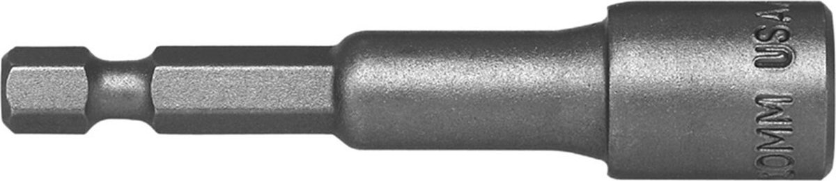 Elzet dopbit 1/4" zeskant - extra diep - metrisch - 19mm