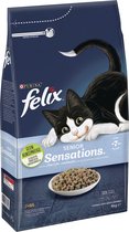 Felix Droog Senior Sensations - Kattenvoer - 4 kg