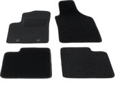 Tapis de voiture - tissu noir - convient pour Fiat 500 2007-2011