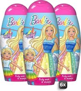 Barbie Shampoo & Douchegel - Voordeelverpakking 6 Stuks