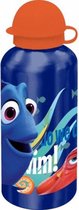 Finding Dory Alu Drinkfles - 500 ml - Aluminium drinkbeker - Blauw - Oranje