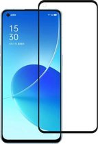 Voor OPPO Reno6 5G Volledige lijm Gehard glasfilm op volledig scherm: