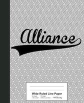 Wide Ruled Line Paper