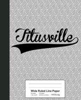 Wide Ruled Line Paper
