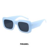 PHRAMES® - Lotus Azure Blue – Zonnebril – Gepolariseerd – Dames - UV400 - Compleet met beschermhoes en lensdoekje