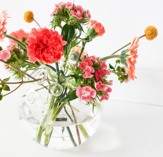 Leer impuls op gang brengen Peri Design Vaasje Flower Ball Glas om Bloemen in te Steken | bol.com
