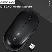 T-WOLF Q18 Wireless Mouse | 2.4 Ghz draadloos | 1600 DPI | Zwart