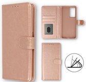 TF Cases | Samsung Galaxy A8 (2018) | Book case | Rosegoud | High Quality | Elegant Design
