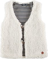 Babyface Teddy Cardigan Meisjes Vest - Ivory - Maat 116