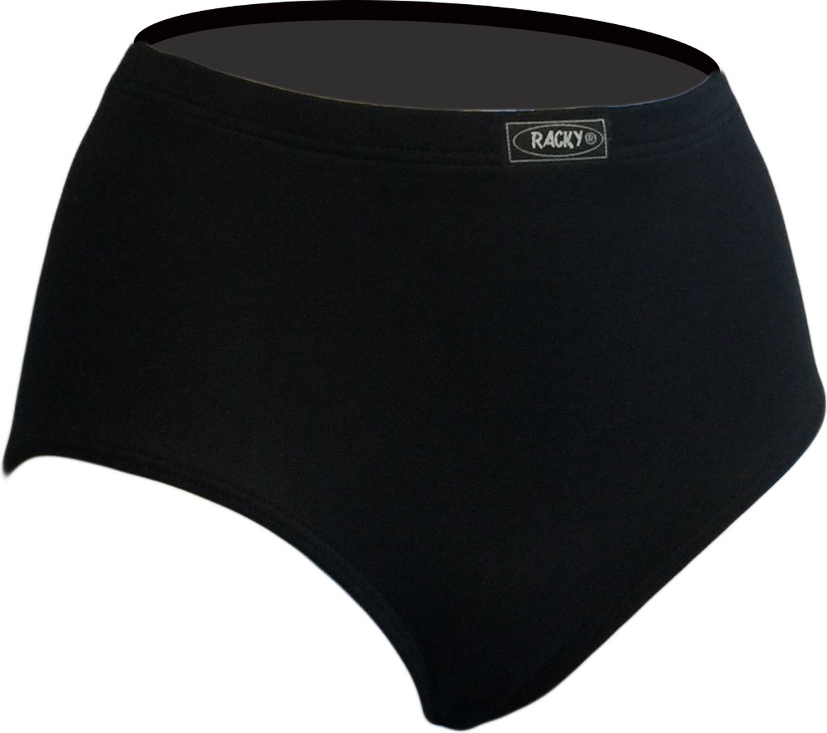 Dames Racky taille slip - Zwart - prijs per 6 stuks