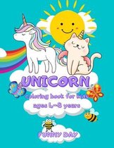 Unicorn coloring book for kids ages 4-8: Have fun with your daughter with this gift