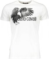 Roberto Cavalli T-shirt Wit XL Heren