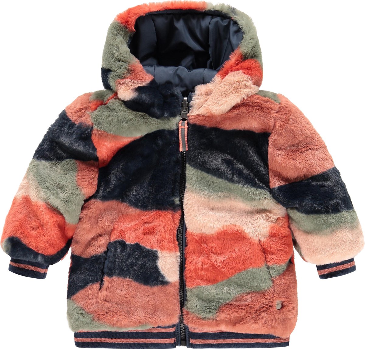 Babyface Winter Jacket Reversible Meisjes Jas - Blue Sea - Maat 104 |  bol.com