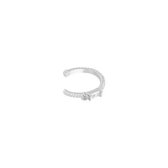 Yehwang Earcuff Special Stone Crystal Zilver 0288162-101