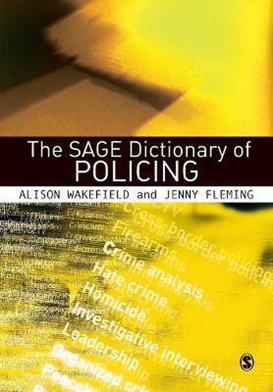 9781412930994 - Sage Dictionary Of Policing