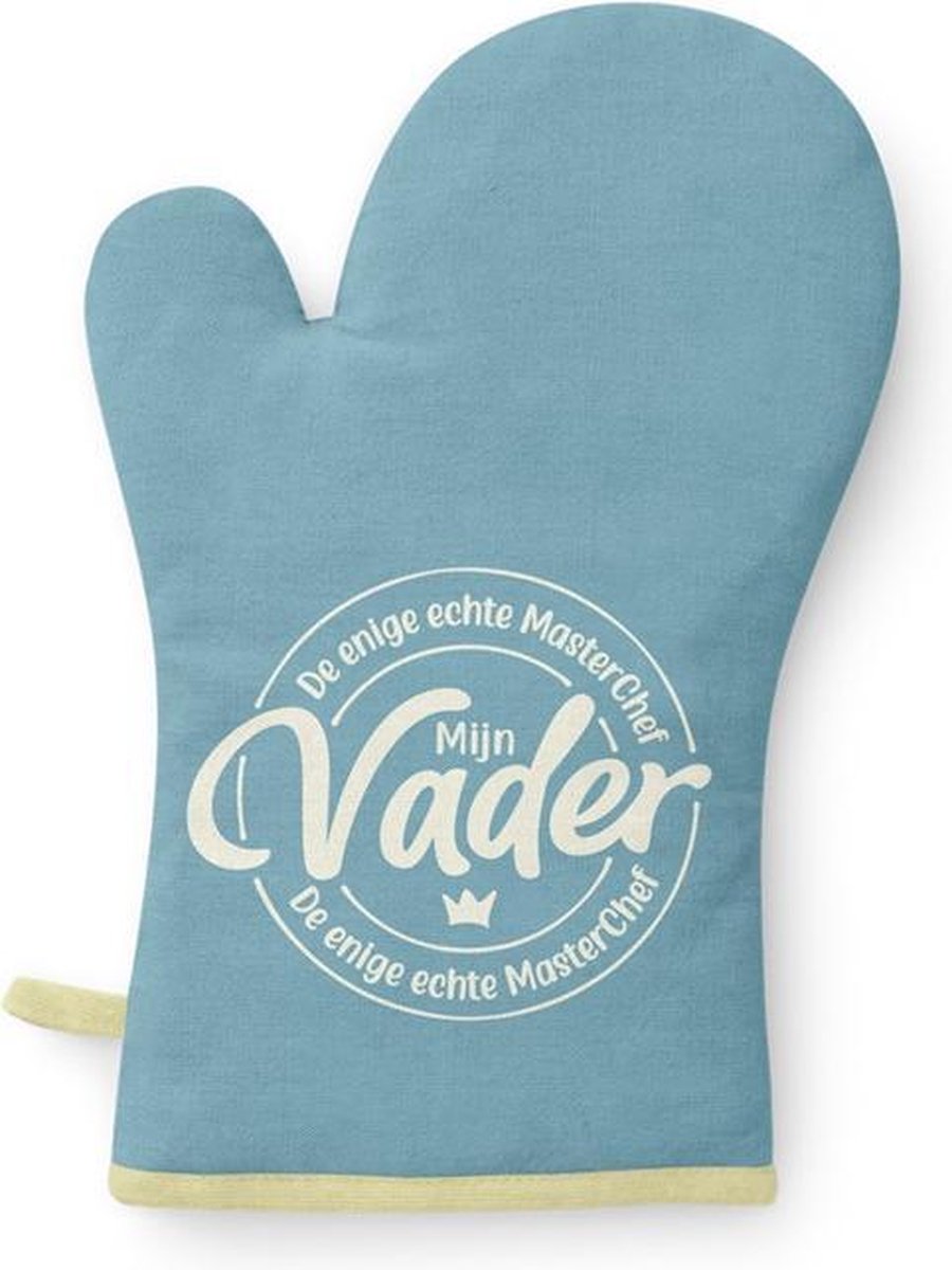 Ovenwant “Mijn vader de enige echte masterchef” – hét cadeau voor kookliefhebbende papa's