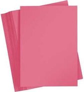 Karton - Antiek Roze - A4 - 21x29,7cm - 180 grams - Creotime - 100 vellen