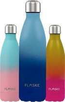 FLASKE Gradient Skye - RVS Drinkfles van 750ML- Geschikt als waterfles, thermosfles en thermoskan