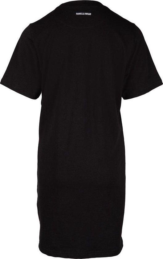 Gorilla Wear Neenah T-Shirt Jurk - Zwart - M - Gorilla Wear