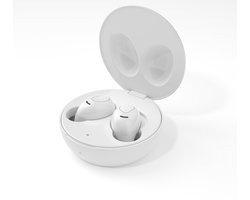 LEDWOOD LD-I9W-TWS-PAST-WHI - LUNA TWS in-ear oordopjes, draadloos opladen, wit