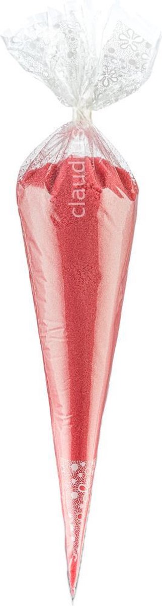 Goedkoopste Scrubzout Fruity Melon - 500 gram in puntzak blauw - set van 6 stuks - Hydraterende Lichaamsscrub