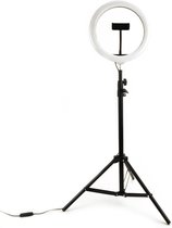 Selfie Ringlamp 26 Cm Met Statief 210cm