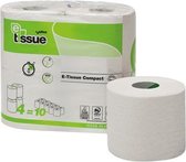 Euro 237344 E tissue toiletpapier 2 lgs rec 400 vel 6x4 rol
