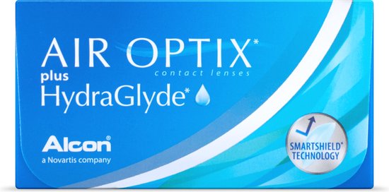 +3.00 - Air Optix® Plus Hydraglyde® - 3 pack - Maandlenzen - BC 8.60 - Contactlenzen
