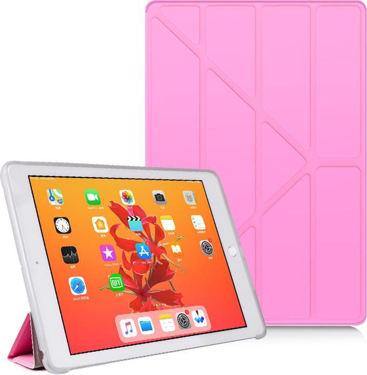 SBVR iPad Hoes 2018 - 6e Generatie - 9.7 inch - Smart Cover - A1893 - A1954 - Roze