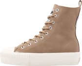 KAYA HIGH Dames sneakers hoog - Licht bruin - maat 37