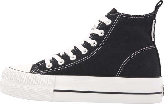 KAYA MID Dames sneakers hoog - Zwart - maat 36 | bol.com