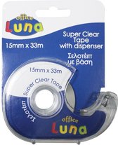 Luna Plakbandhouder Office 15 Mm Transparant 2-delig