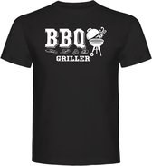 T-Shirt - Casual T-Shirt - Fun T-Shirt - Fun Tekst - Lifestyle T-Shirt - Barbecue - Zomer - Food - BBQ - BBQ Griller - Zwart - Maat XXXL - 3XL