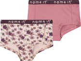 NAME IT NKFHIPSTER 2P DECO ROSE FLOWER Meisjes Onderbroek - Maat 146-152