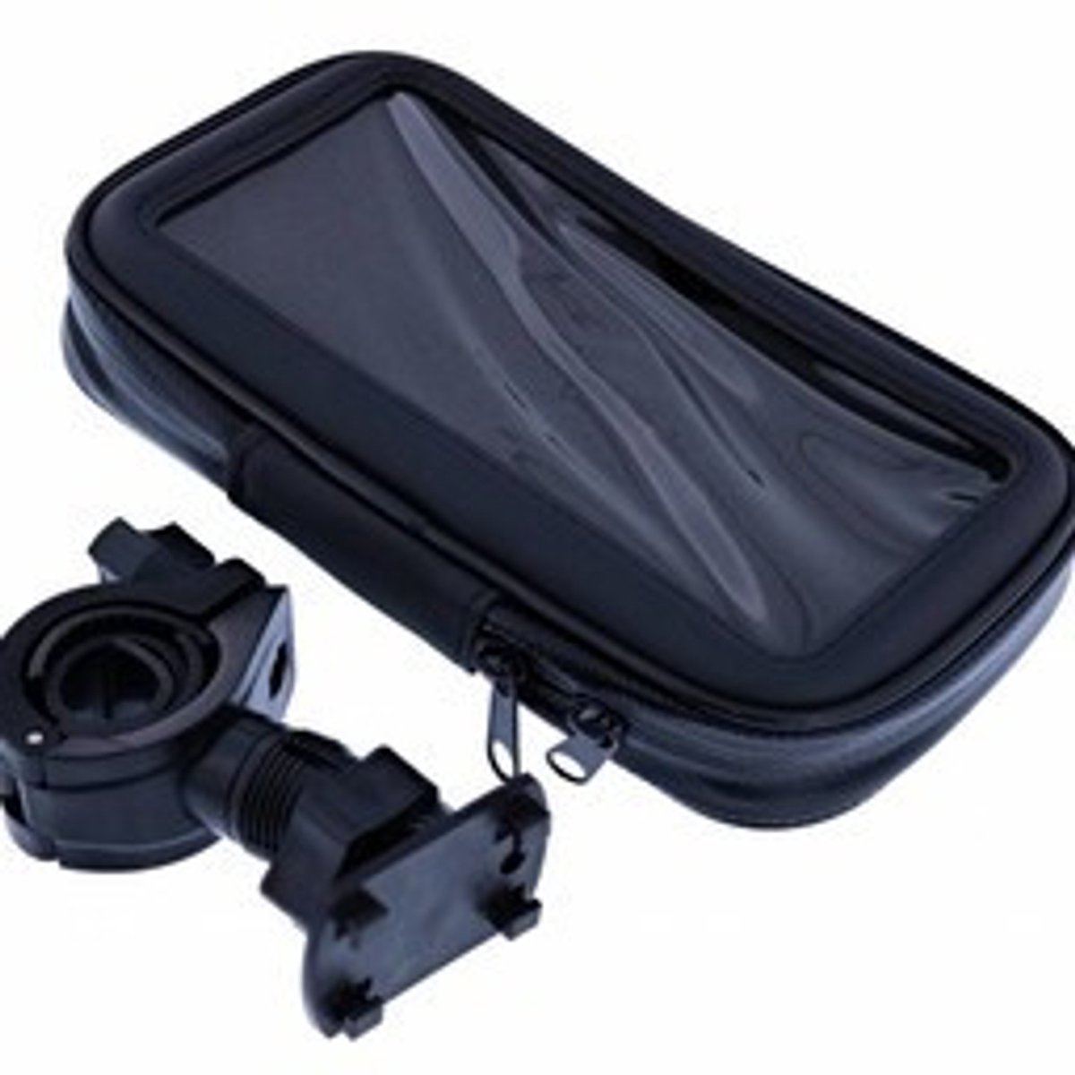 Ntech hoesje Geschikt voor iPhone 11 Pro Max Fiets Houder Waterdicht Hoesje - Zwart