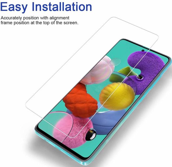 Protection d'écran Samsung Galaxy A51 en verre trempé - 2 pièces