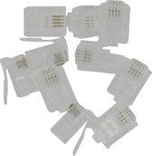 KOPP - RJ11 Connector - 10 Stuks - 4 Polig - Telefoonstekker - BSE