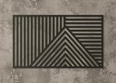 Wanddecoratie | Geometrisch luik 3 - L (35x60cm)