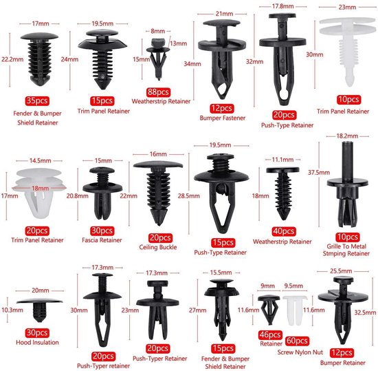 20 xTürdichtung Dichtung Clips für VW Bus T2 T3 T4 T5 Transporter