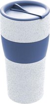 Herbruikbare Koffiebeker met Deksel, 0.7 L, Organic Blauw - Koziol | Aroma To Go XL