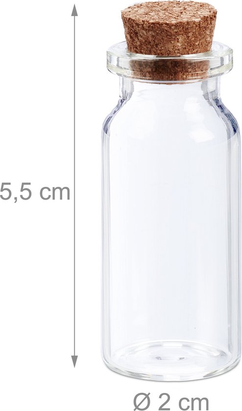 relaxdays-480x-glazen-flesje-met-kurk-mini-glasflesjes-kleine