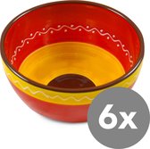 Bowls&Dishes SolO Tapas servies | Tapas schaaltjes | Kommetjes - Aardewerk - 14 cm - Set van 6 stuks