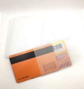 Dubbelzijdige transparante kaarthouders 10 Pack (voor 20 kaarten) / Plastic card Id houder / Creditcard - visitekaart bescherming.