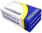 Gloveman GN3000 handschoenen maat L Nitrile Blauw 200 stuks - Gloveman - Gloves - Blue - poedervrij - latexvrij - Protection - Bescherming -