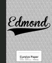 Cursive Paper: EDMOND Notebook