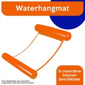 Waterhangmat "Oranje" - Lounge Luchtbed Opblaasbaar - Zwembad Luchtbed - Waterluchtbed